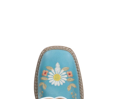 Smoky Mountain Childs Flowers SqToe Boot
