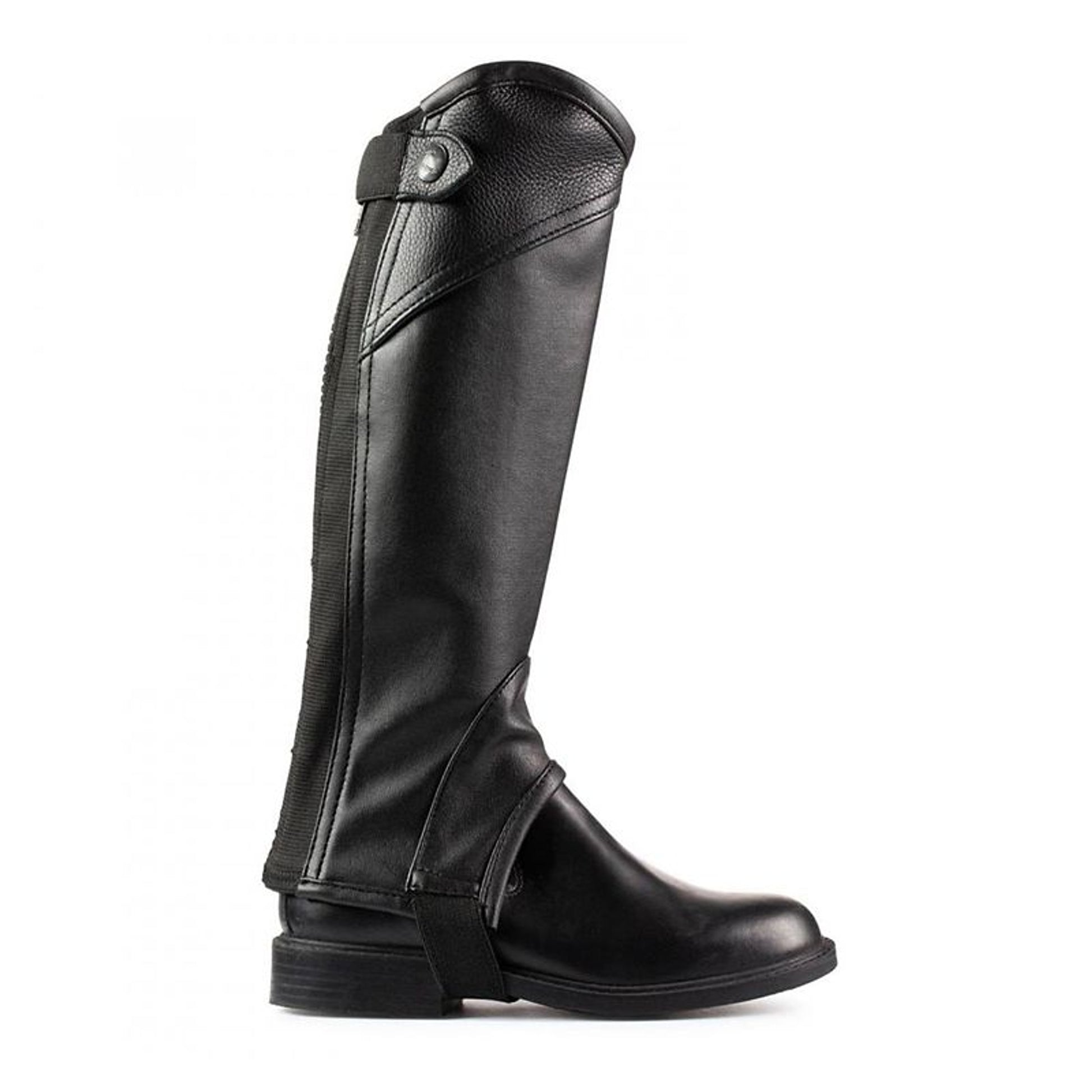 Horze Jr Leather Chaps 10 Black