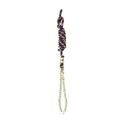 Perris Poly Nylon Lead With 30 Chain 8ft Brn