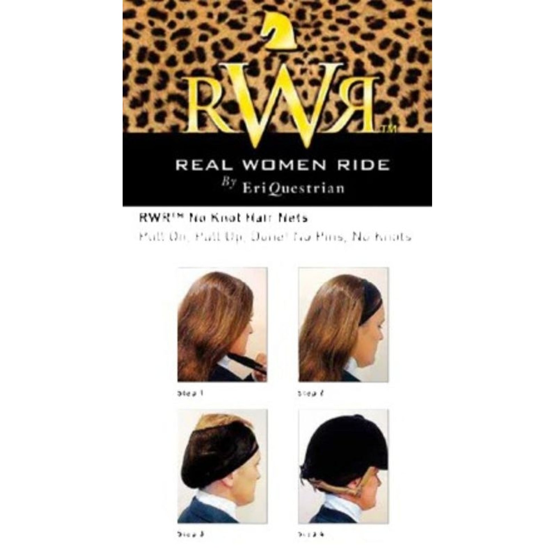 Real Women Ride No Knot Hair Net
