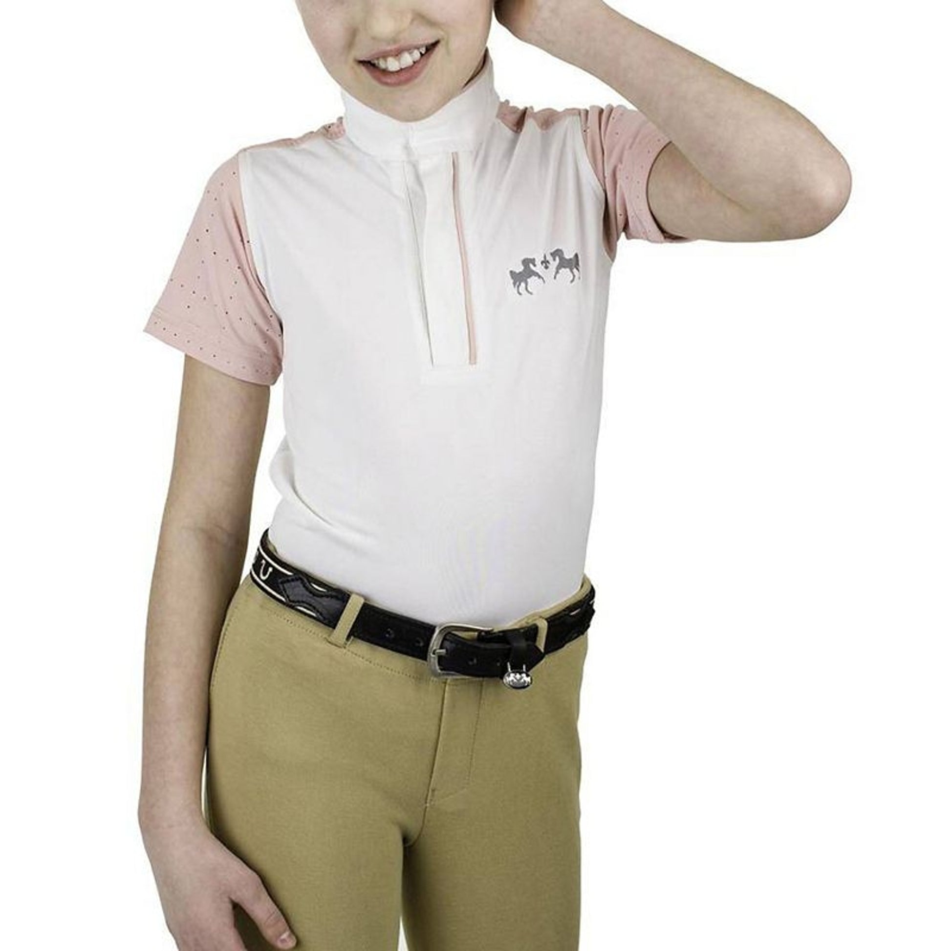 Equine Couture Kids Magda EquiCool Short Sleeve Sh
