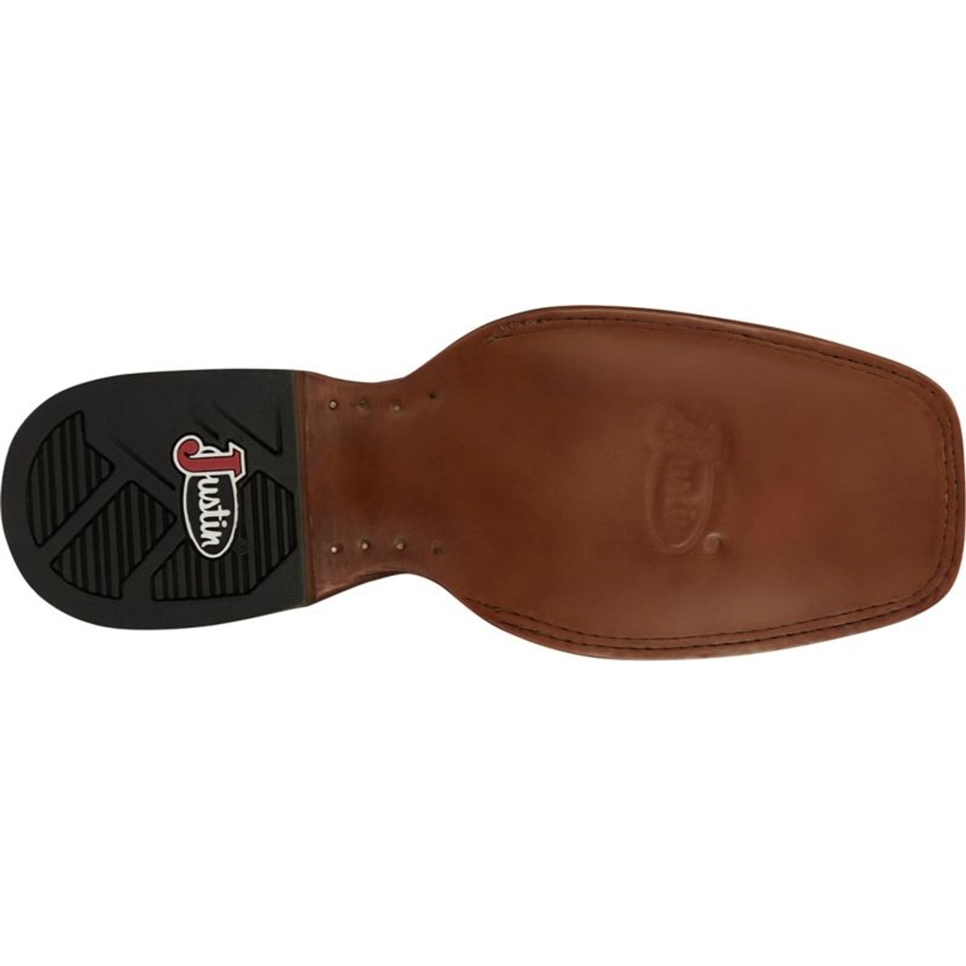 Justin Mens Guy Square Toe Boots