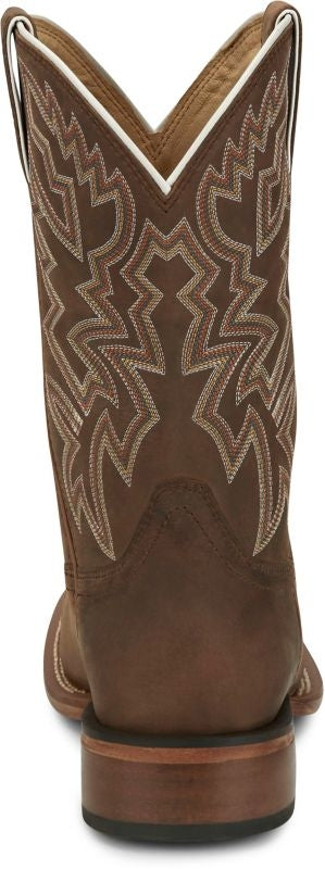 Justin Mens Guy Square Toe Boots