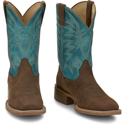 Justin Mens War Dog Sq Toe Boots