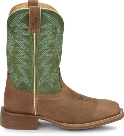 Justin Mens War Dog Sq Toe Boots