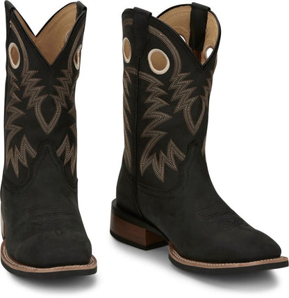 Justin Mens Shane Square Toe Boots