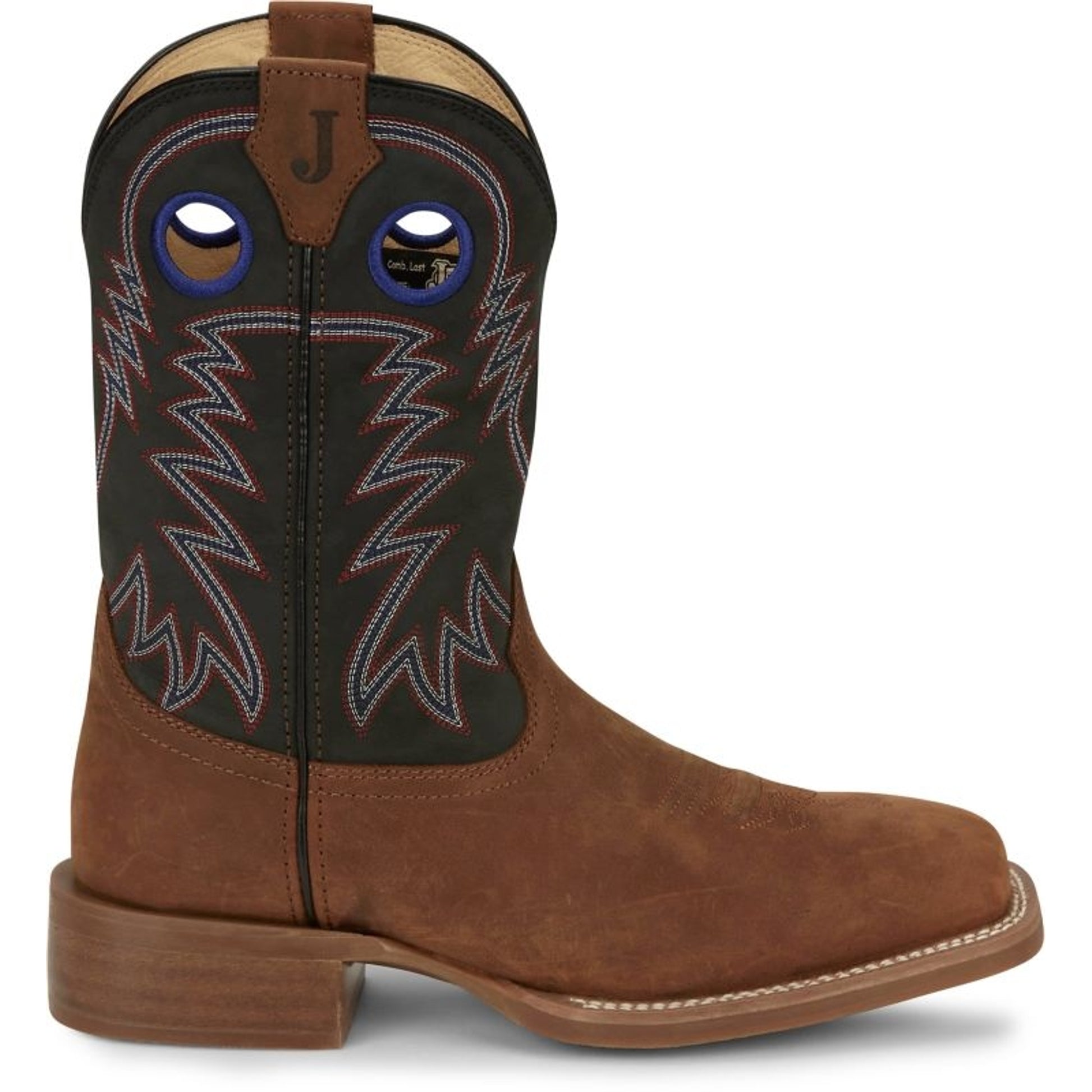 Justin Mens Shane Square Toe Boots