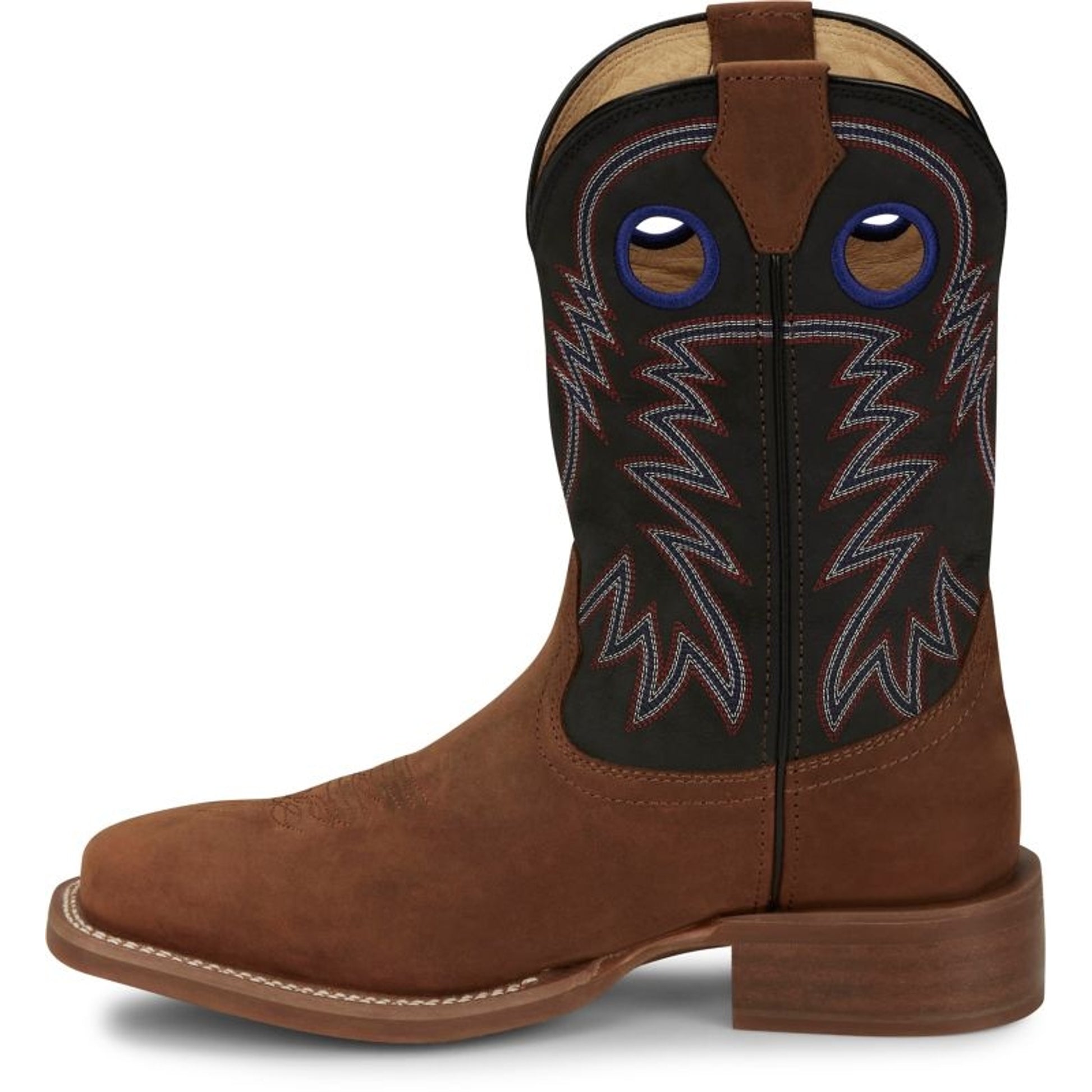 Justin Mens Shane Square Toe Boots