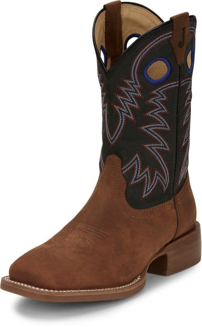 Justin Mens Shane Square Toe Boots