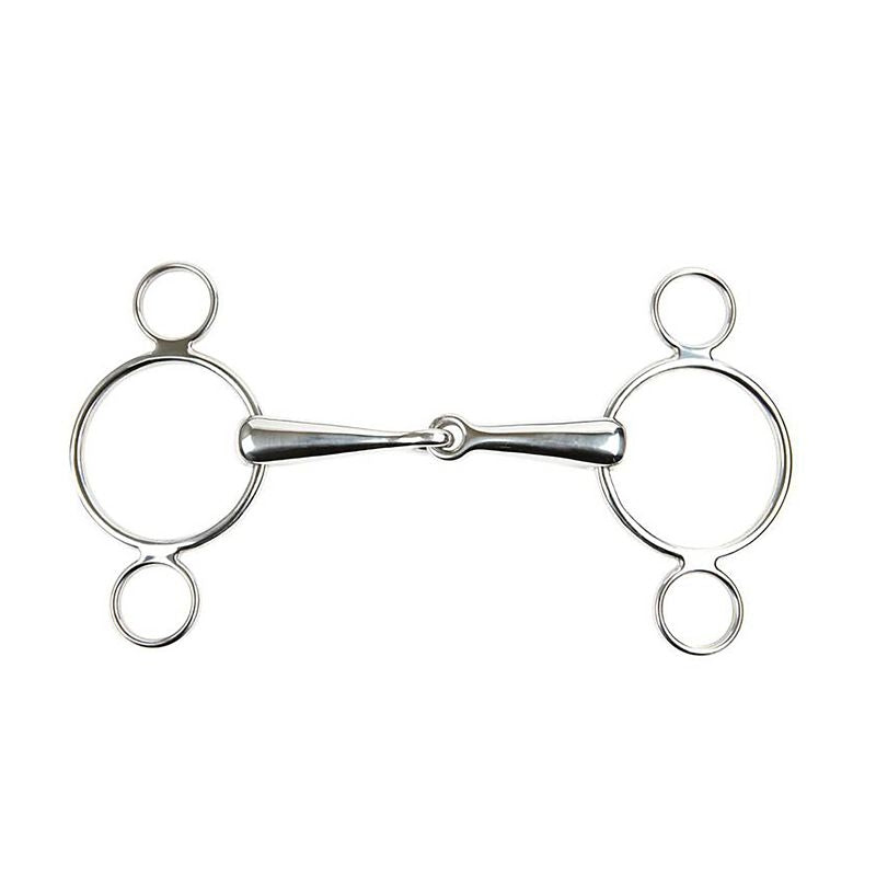 Korsteel Joint Mouth 3 Ring Continent Gag Bit