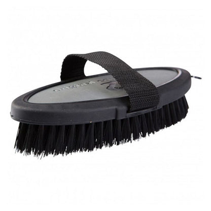 Horze Maddox Leather Handle Body Brush