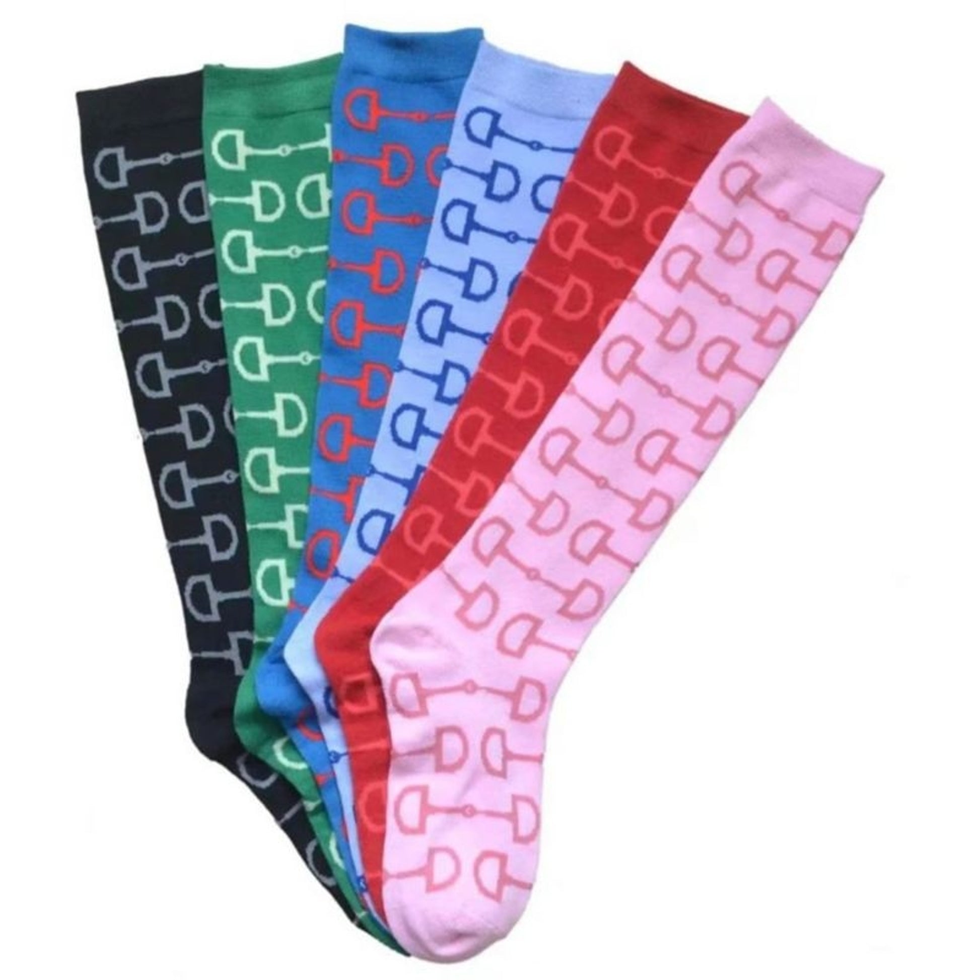 AWST Intl Snaffle Bits Knee Socks 6 Pack