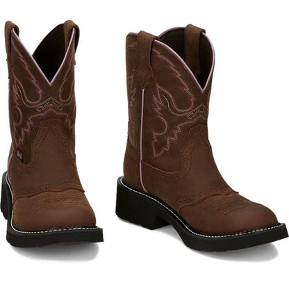 Justin Ladies Gypsy Gemma 8in Round Toe Boots