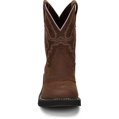 Justin Ladies Gypsy Gemma 8in Round Toe Boots