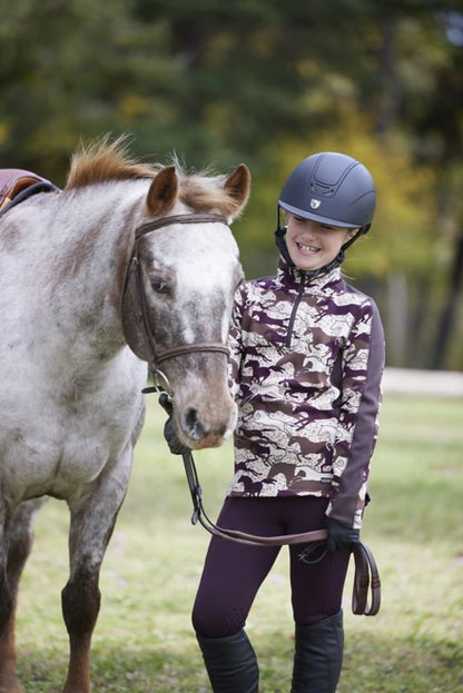 Kerrits Kids Plush Print Fleece Zip