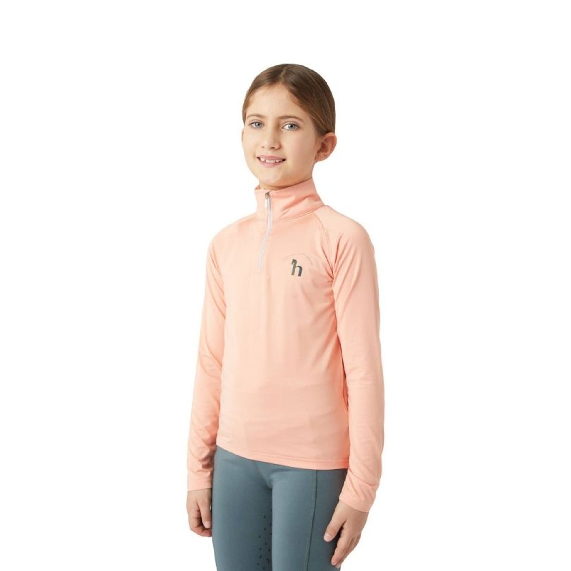 Horze Lola Kids LS Half Zip Tec Shirt