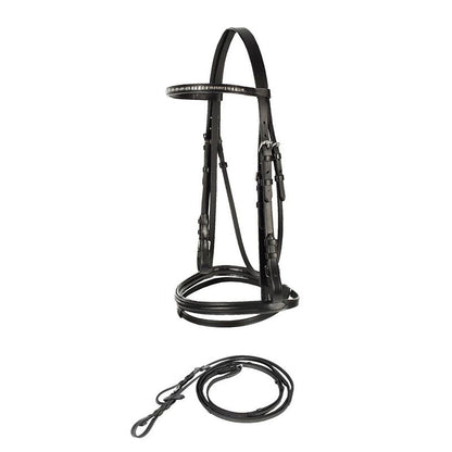 Horze Weston Flash Bridle with Reins
