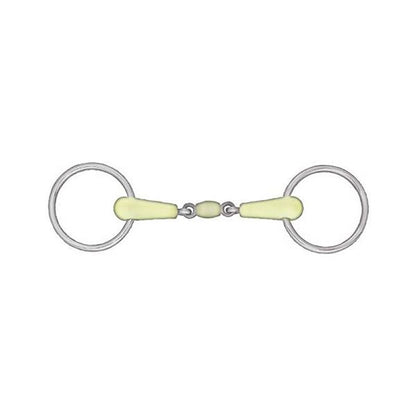 Horze Apple Flavor Peanut Link Snaffle Bit