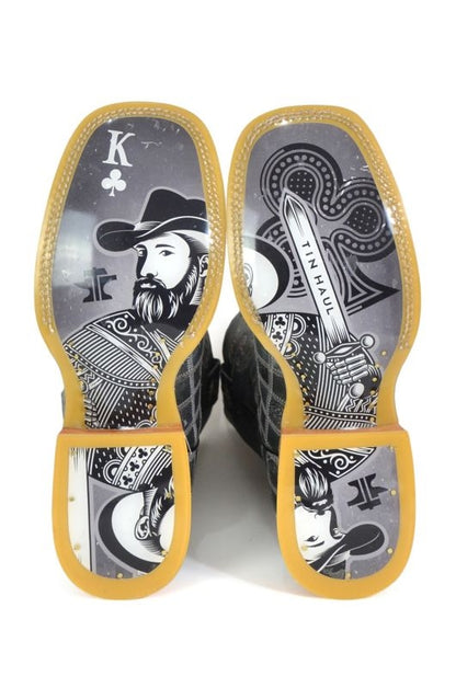 Tin Haul Mens King of Clubs Boots