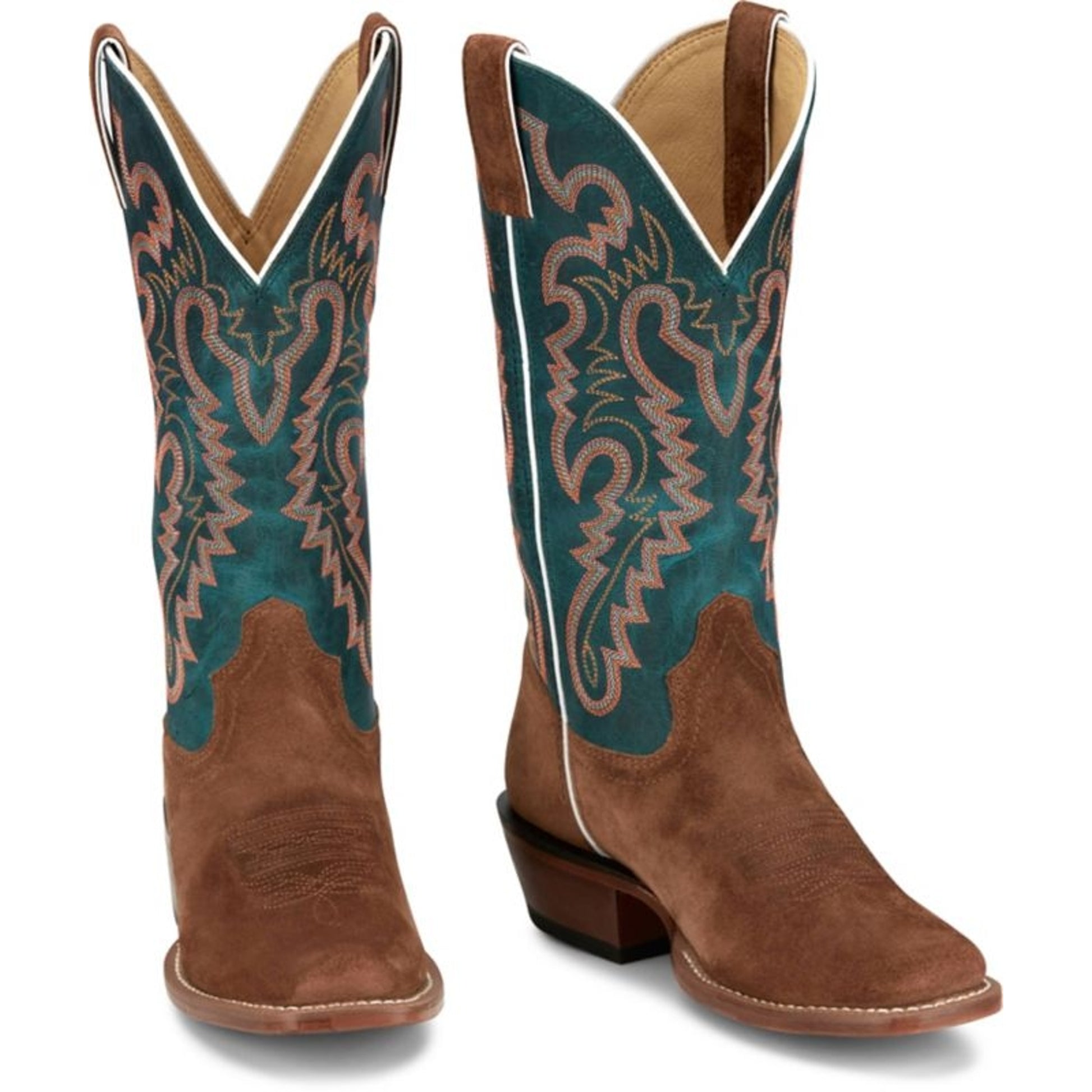Justin Ladies Annie Up Sq Toe Boots