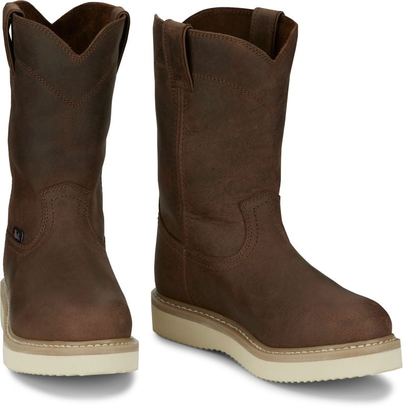Justin Mens Ram Round Toe Boots