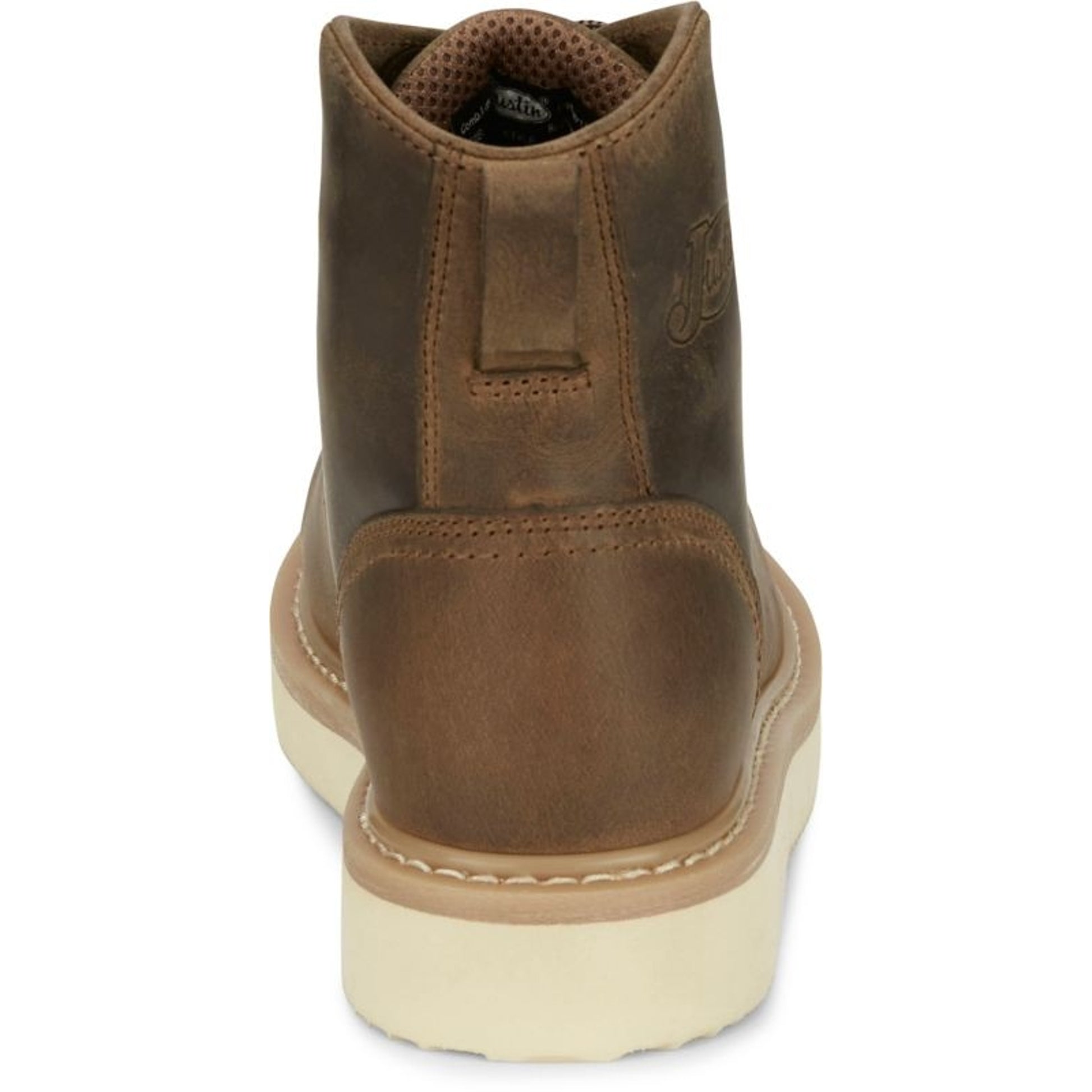 Justin Mens Maxwell Rnd Toe ST Boots
