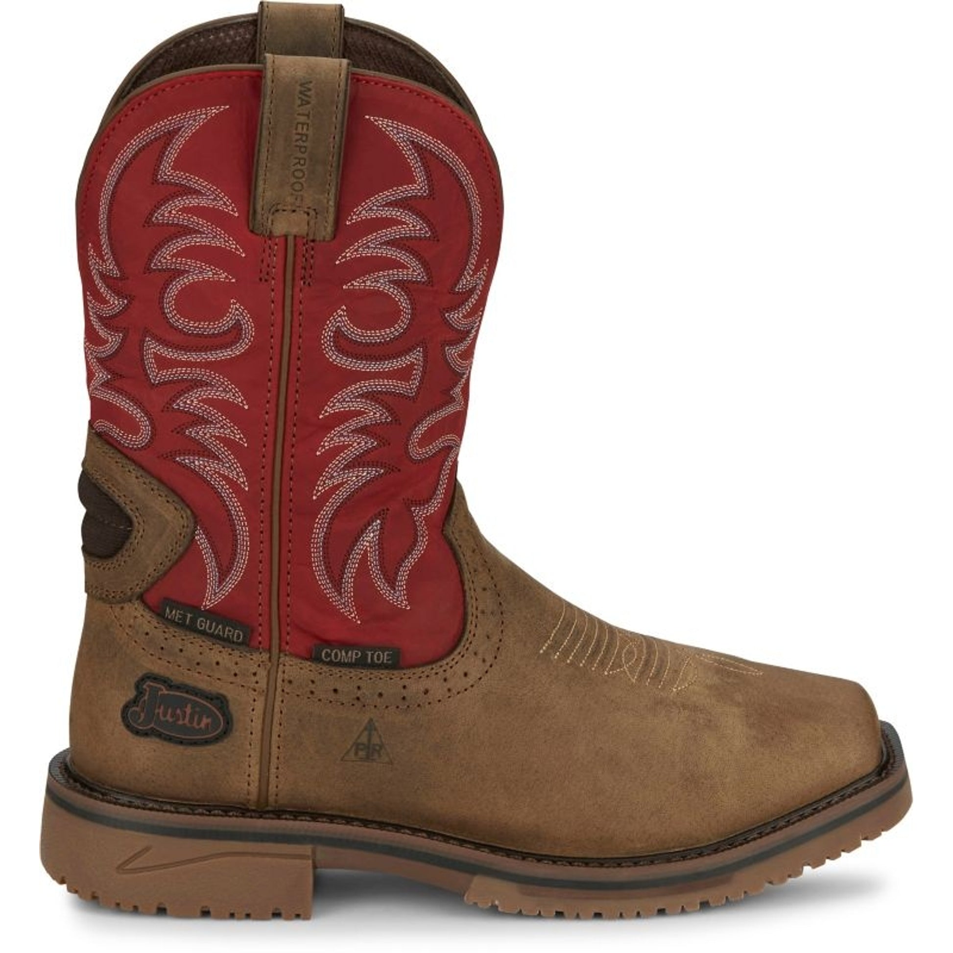 Justin Mens Broncy Composite Toe Boot