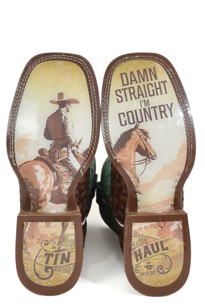 Tin Haul Mens Im Country Sole Boots