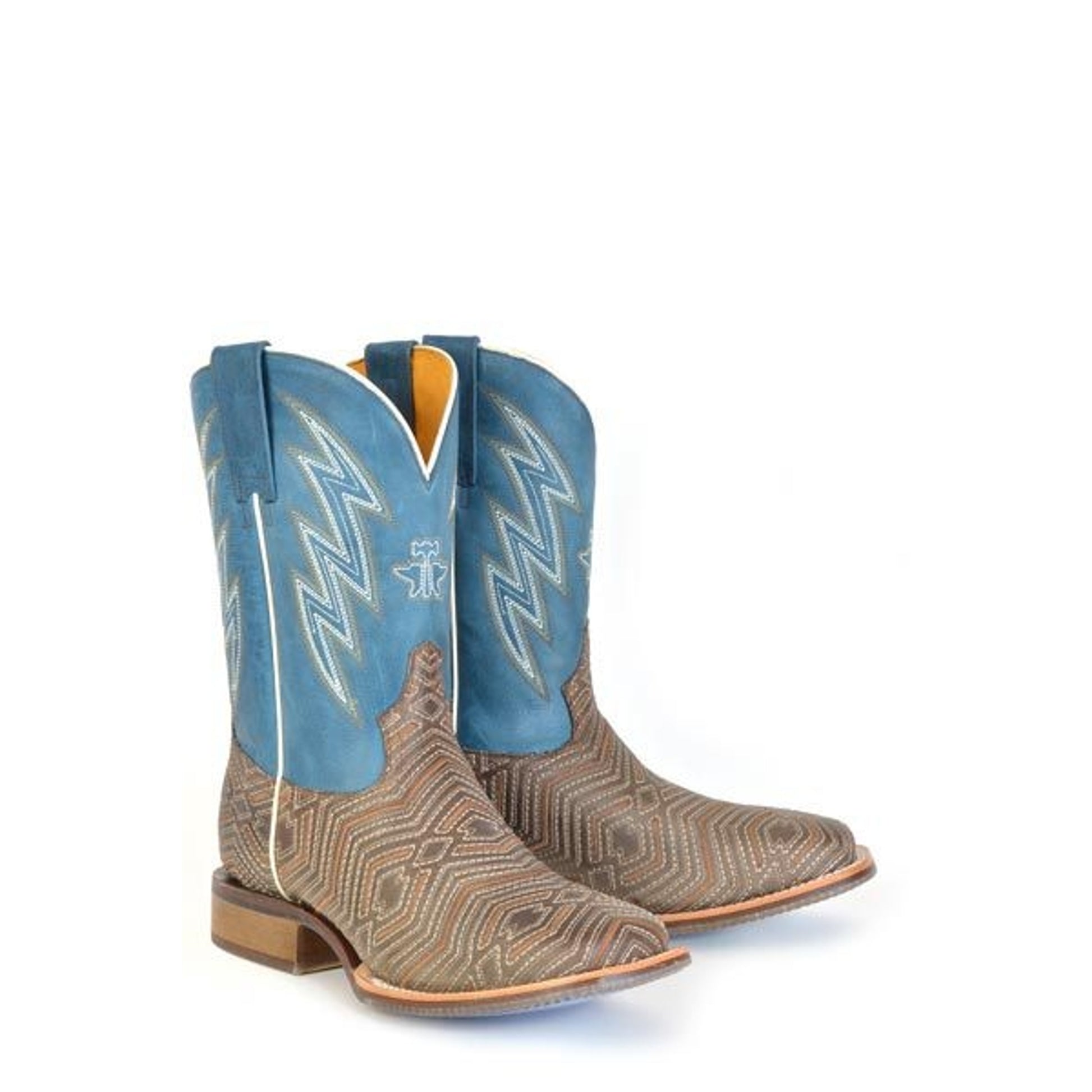 Tin Haul Mens Retro Rodeo Sole Boots