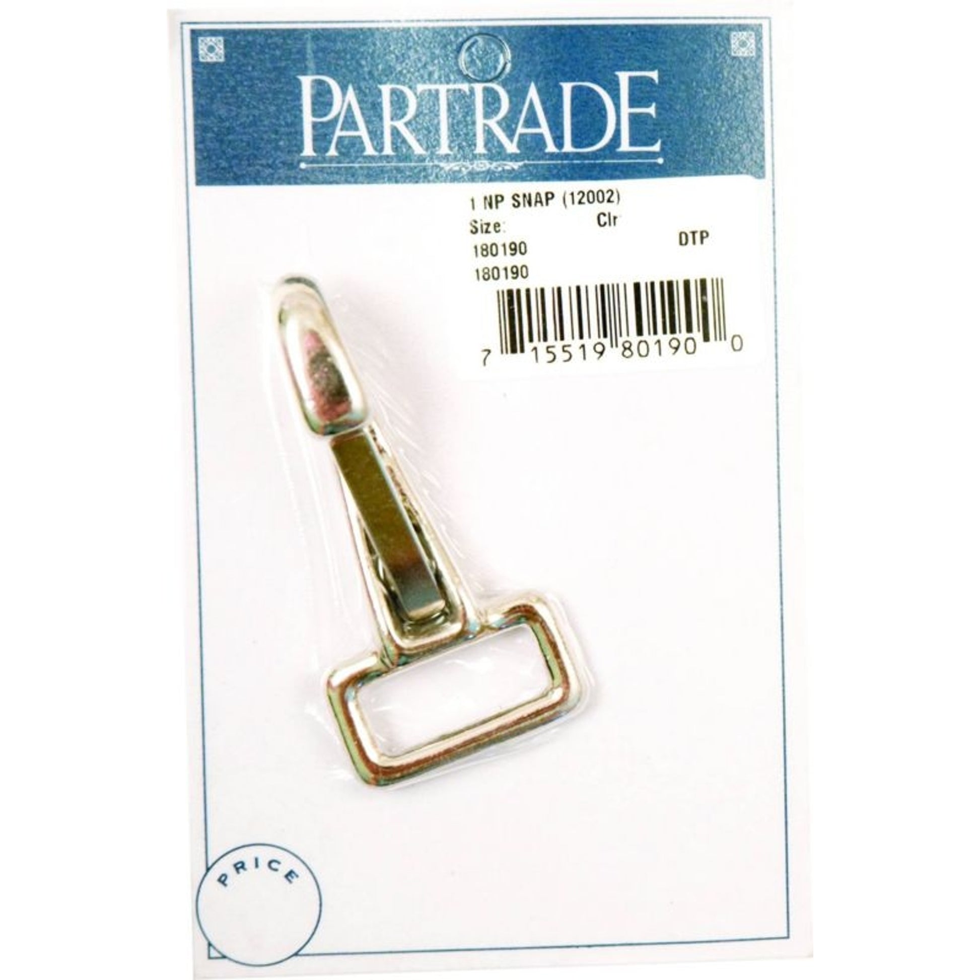 Metalab 1In Nickel Plated Snap 1 Per Pack