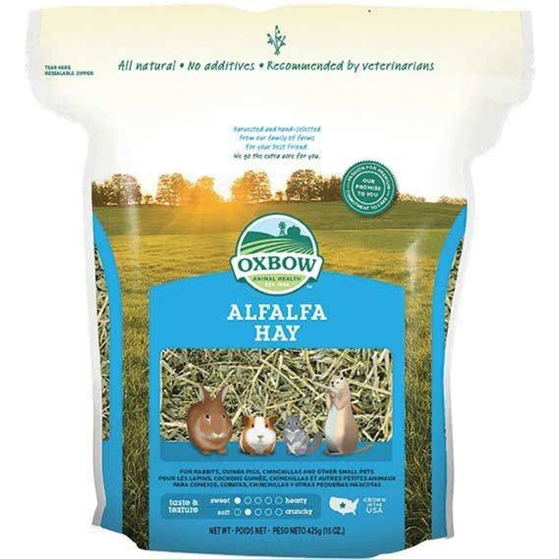 Alfalfa Nibbles 15 Oz Poly Bag