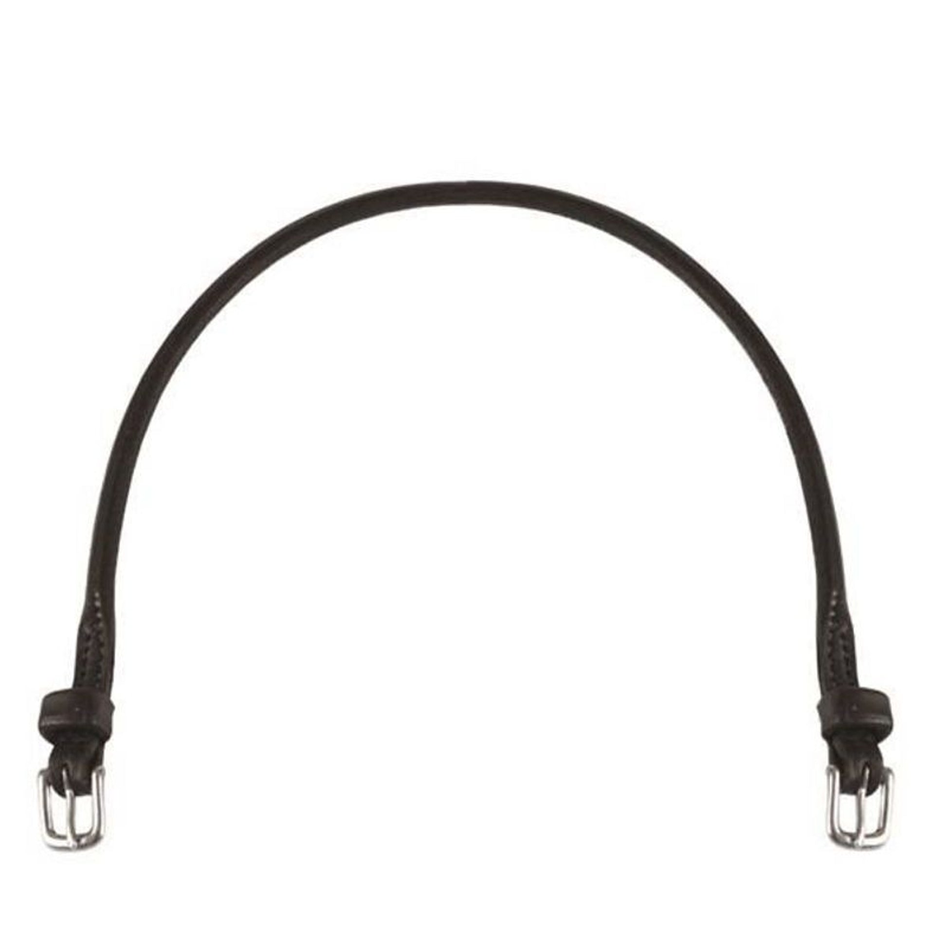 Feather-Weight Throat Latch Leather Long Black