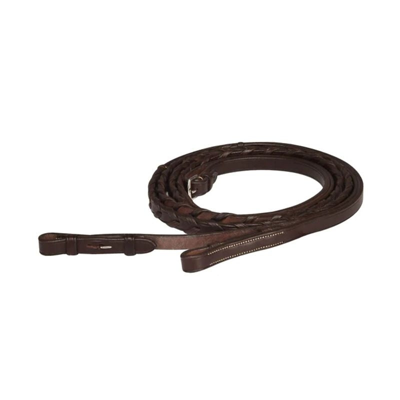 Ovation Plain Lace Reins 5/8 Brown