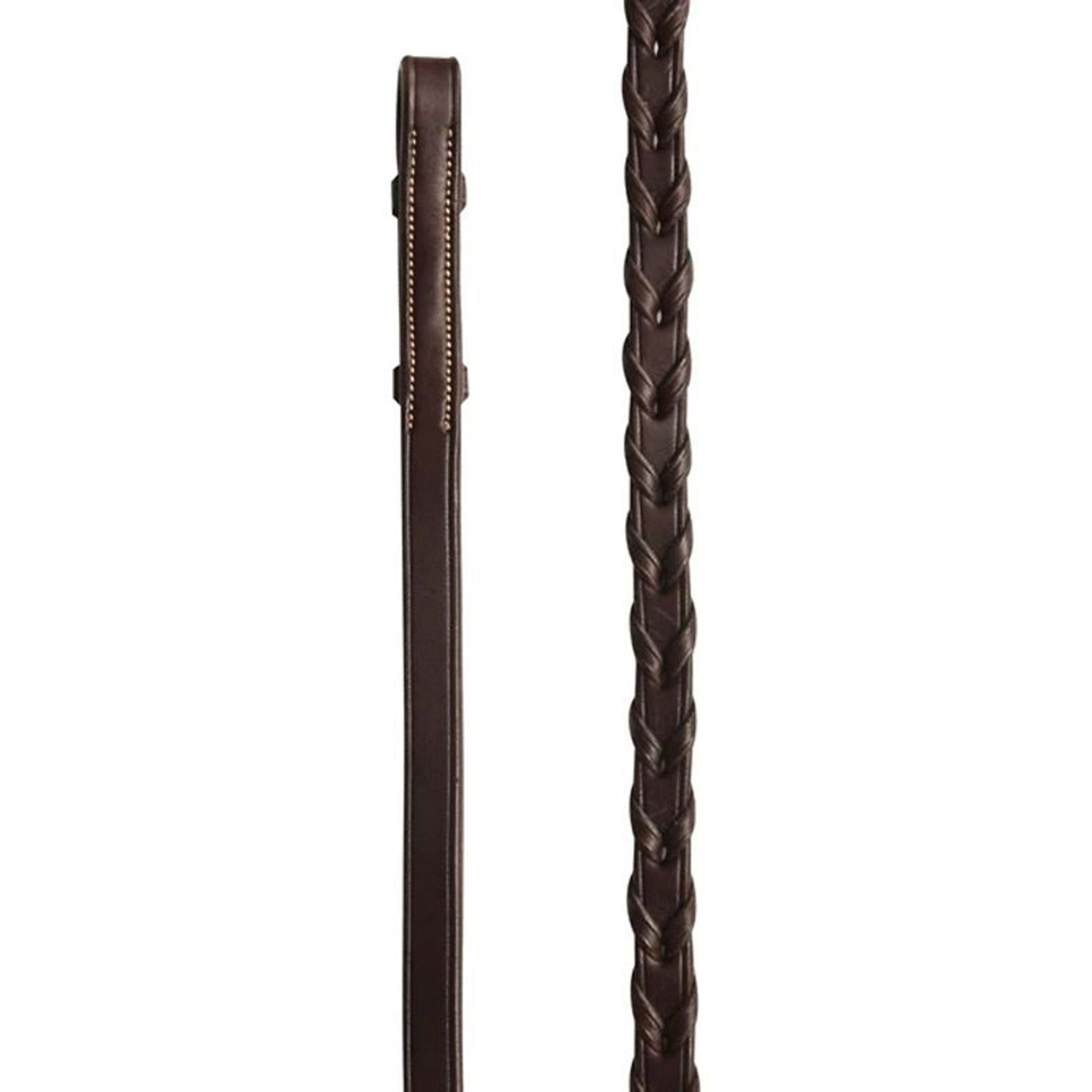 Ovation Plain Lace Reins 5/8 Brown