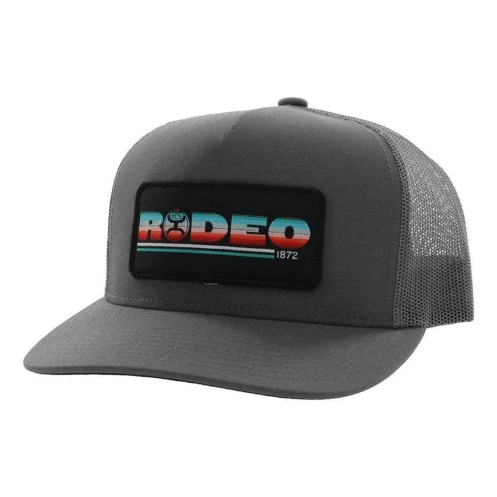 Hooey Rodeo 5 Panel Trucker Hat Grey