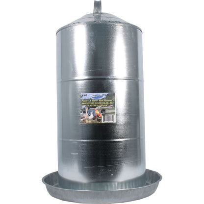Galvanized Poultry Fountain 2 Gallon