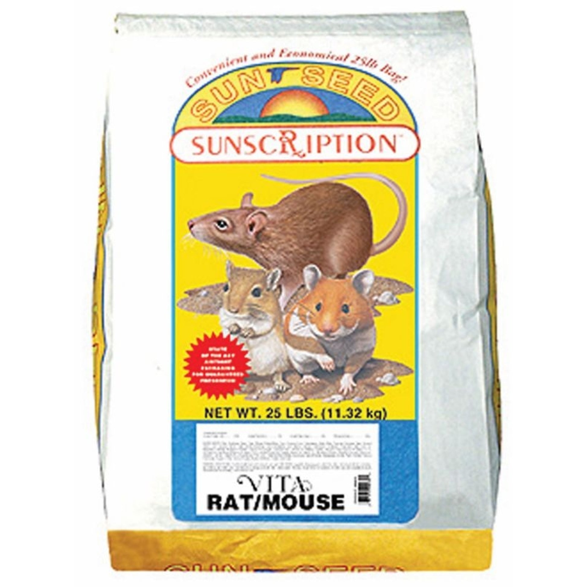 Sunseed Vita Rat Mouse And Gerbil Food 2 lbs