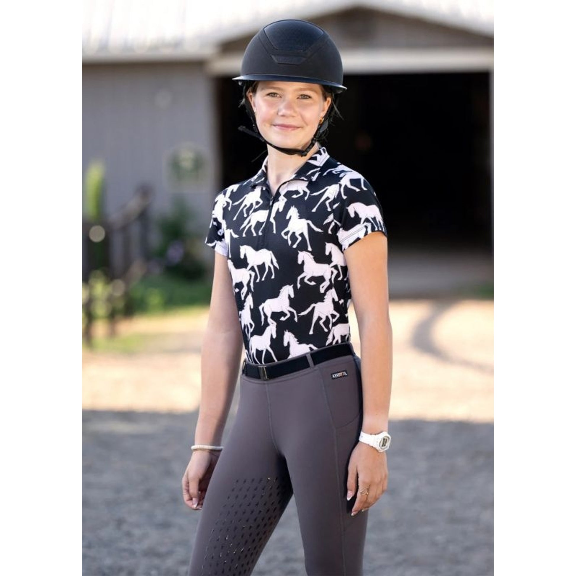 Kerrits Kids Breeze IceFil Top Print