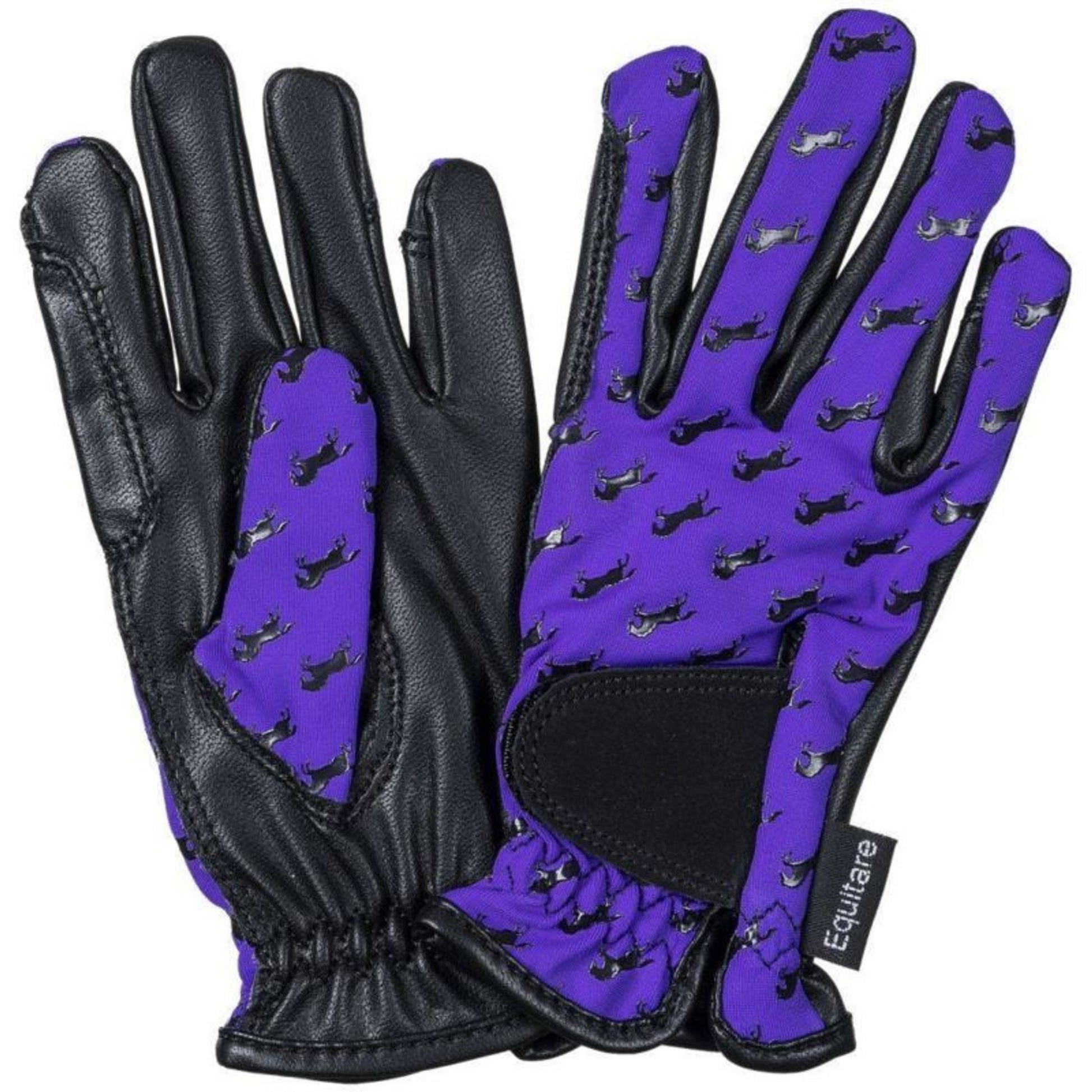 Equitare Kids Lycra Grip Riding Gloves