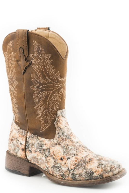 Roper Kids Claire Square Toe Fashion Boots