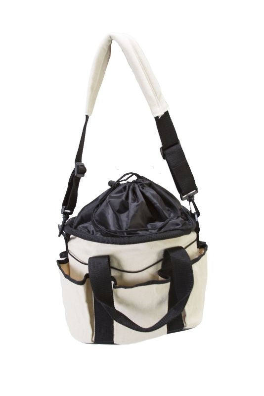 Canvas Drawstring Grooming Tote