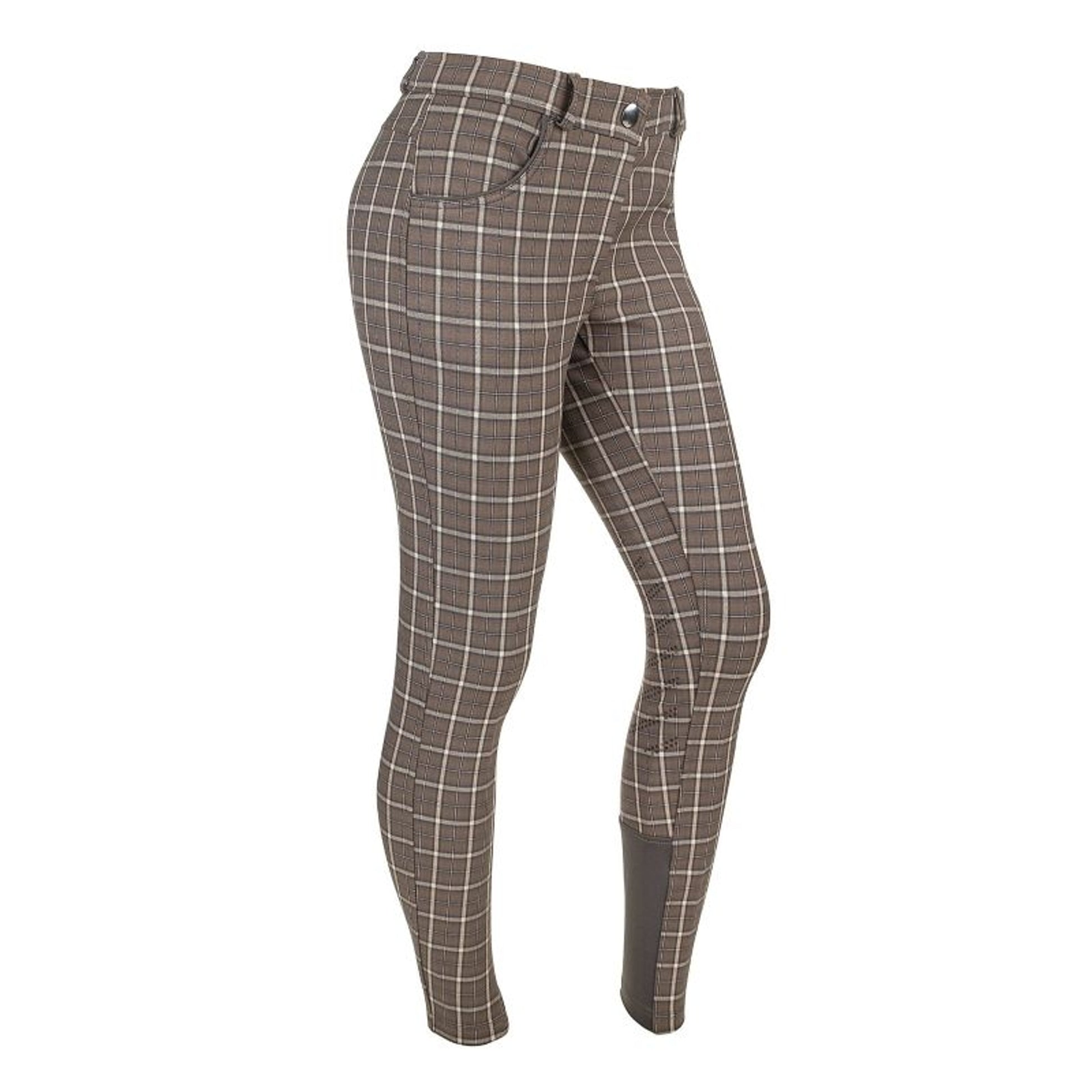 Ashley Classic Ladies KP Breeches Camel Plaid