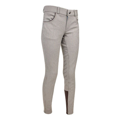 Ashley Classic Kids Knee Patch Breeches Blue/Tan