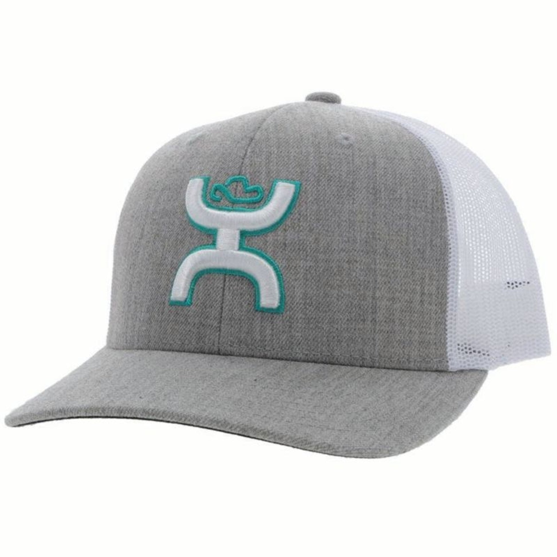 Hooey Sterling 6 Panel Trucker Hat with Logo Grey