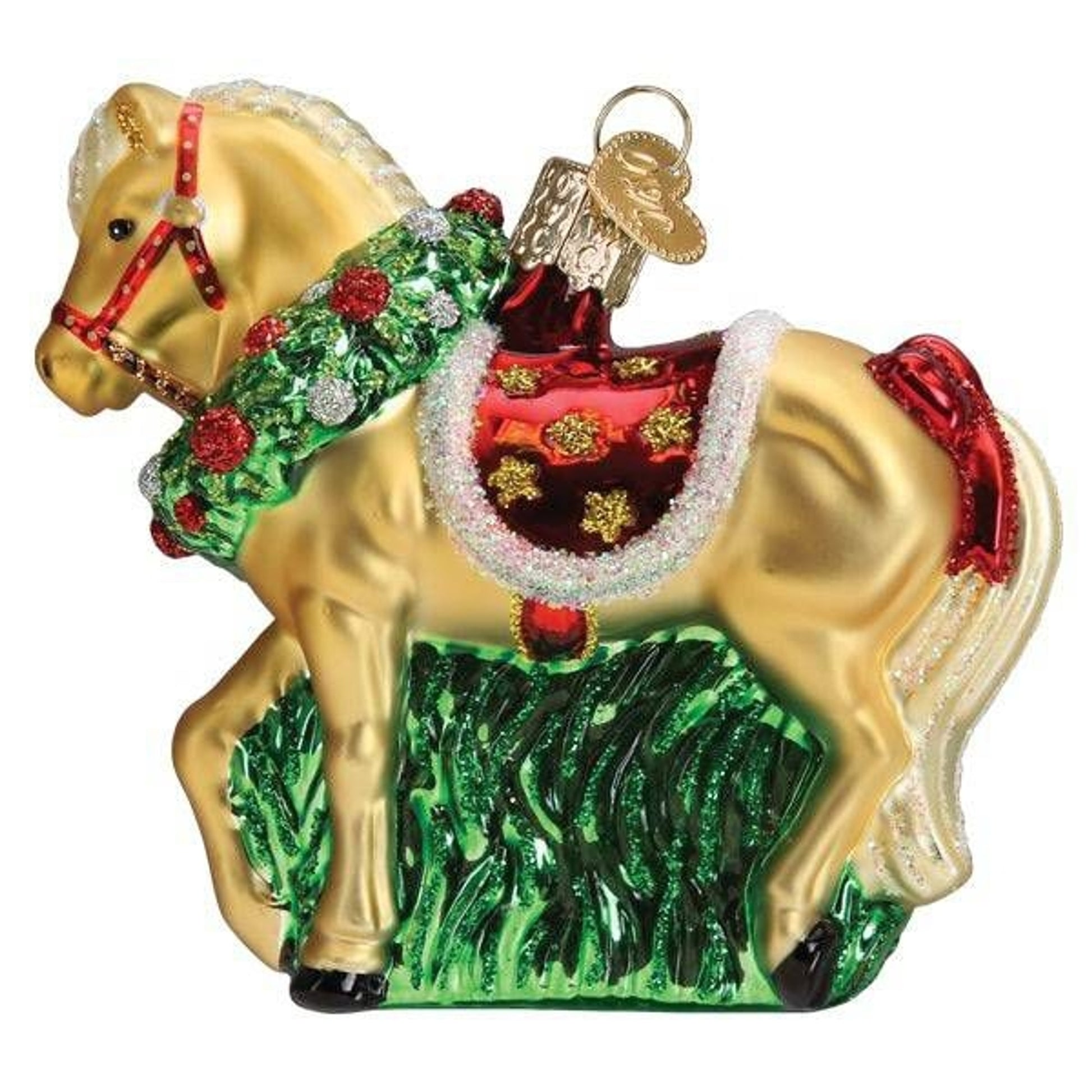 Holiday Horse 4in Ornament