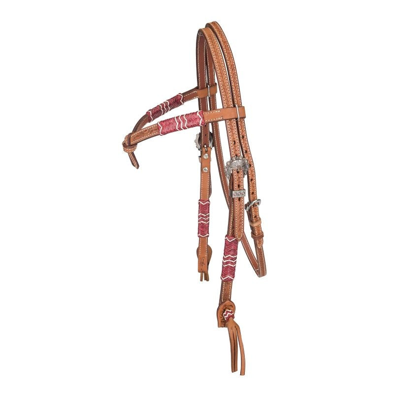 Tabelo Knotted Brow Headstall Chestnut