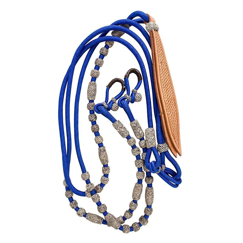 Tabelo Poly Romel Reins with Rawhide Blue