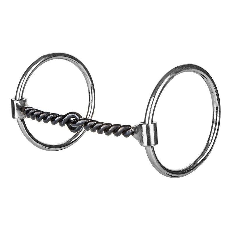 Tabelo SS Ring Snaffle Twisted Bit