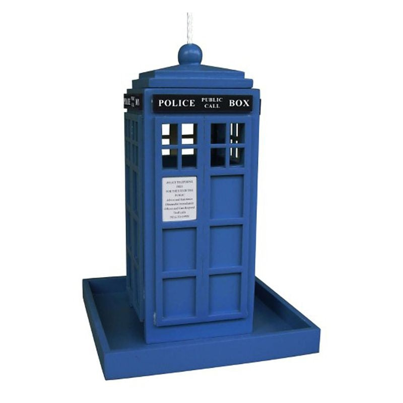 Home Bazaar British Police Call Box Feeder