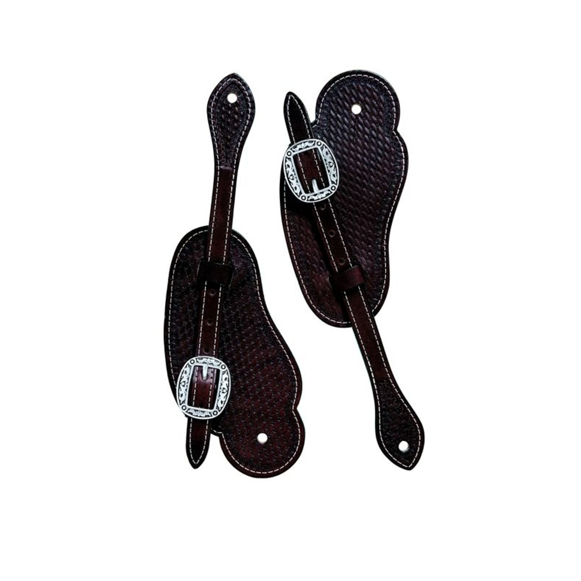 Weaver Basin Cowboy Spur Strap Rich Brown